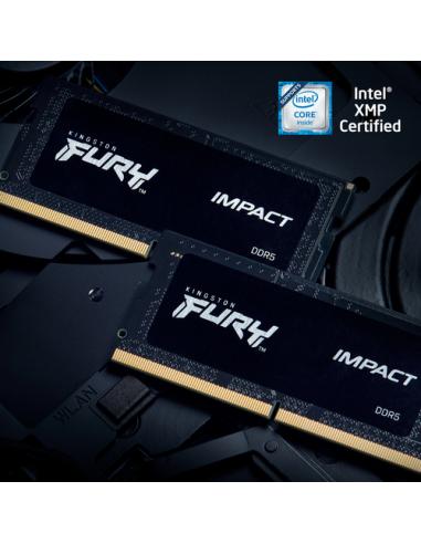 Kingston Technology FURY 16 GB 4800 MT/s DDR5 CL38 SODIMM (Kit de 2) Impact