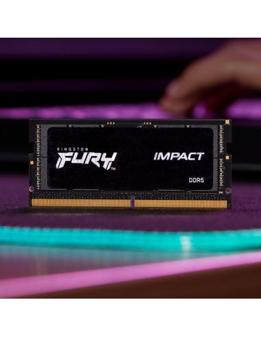 Kingston Technology FURY 16 GB 4800 MT/s DDR5 CL38 SODIMM (Kit de 2) Impact