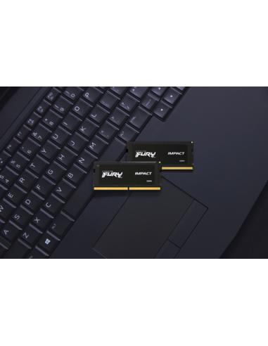 Kingston Technology FURY 16 GB 4800 MT/s DDR5 CL38 SODIMM (Kit de 2) Impact