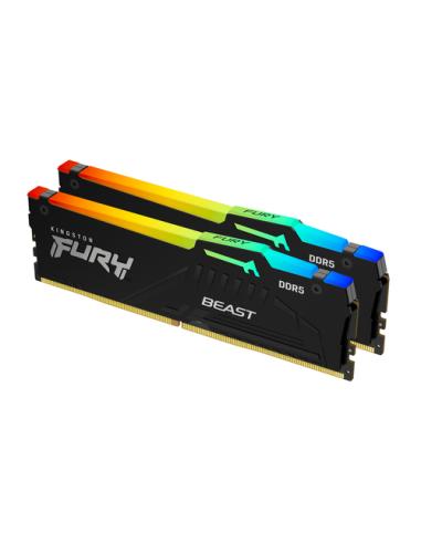 Kingston Technology FURY Beast 16 GB 5200 MT/s DDR5 CL40 DIMM (Kits de 2) RGB