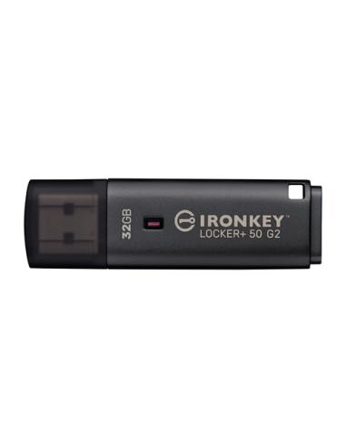 Kingston Technology IronKey 32GB Locker Plus 50 G2, FIPS 197, AES-256