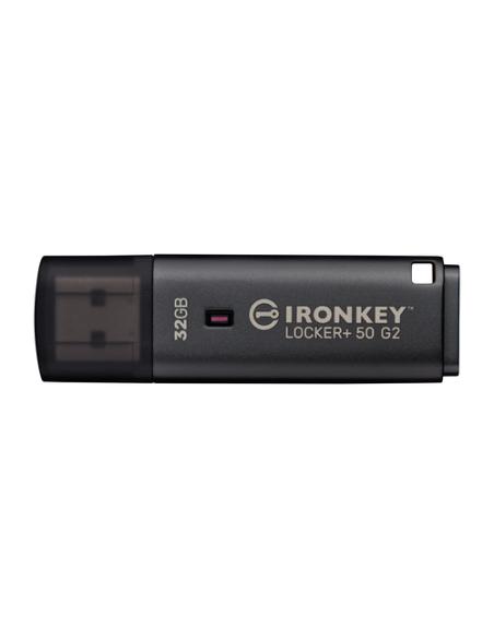 Kingston Technology IronKey 32GB Locker Plus 50 G2, FIPS 197, AES-256