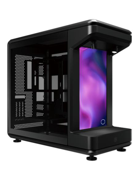 Cooler Master MasterFrame 360 STAGE LCD Full Tower Negro, Transparente