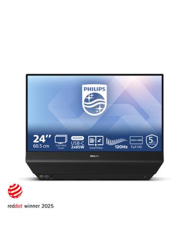 Philips 24B2D5300/00 pantalla para PC 60,5 cm (23.8") 1920 x 1080 Pixeles Full HD LCD Negro