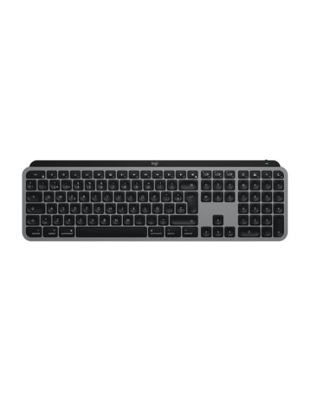 Logitech MX Keys S for Mac teclado Hogar Bluetooth QWERTY Español Gris