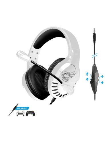 Spirit of Gamer PRO-H3 PLAYSTATION EDITION Auriculares Alámbrico Diadema Juego Negro, Blanco