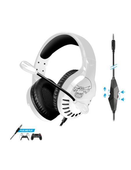 Spirit of Gamer PRO-H3 PLAYSTATION EDITION Auriculares Alámbrico Diadema Juego Negro, Blanco