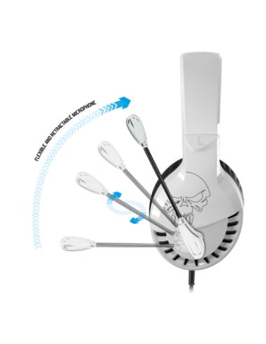 Spirit of Gamer PRO-H3 PLAYSTATION EDITION Auriculares Alámbrico Diadema Juego Negro, Blanco