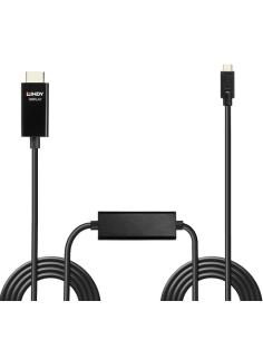 Lindy 43315 adaptador de cable de vídeo 5 m USB Tipo C HDMI tipo A (Estándar) Negro 2