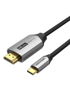 Vention CRBBH adaptador de cable de vídeo 2 m USB Tipo C HDMI Negro, Gris