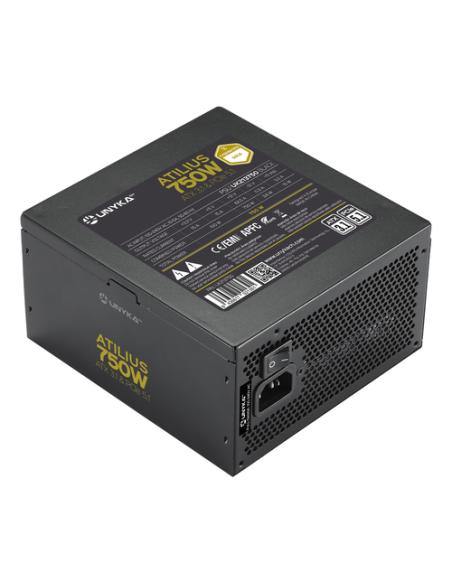 UNYKAch Fuente de Alimentación ATX Atilius 3.1 Black 750W Gold