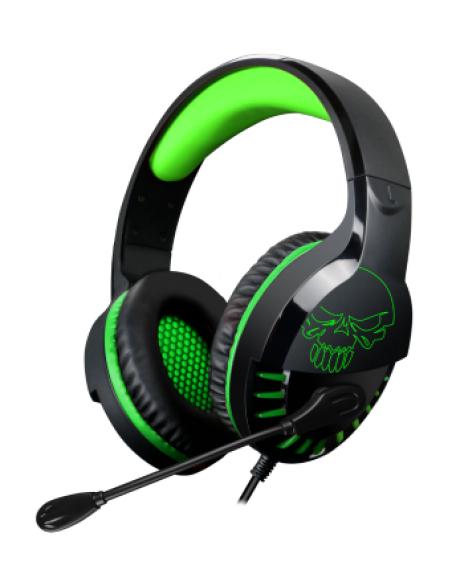 Spirit of Gamer PRO-H3 XBOX EDITION Auriculares Alámbrico Diadema Juego Negro, Verde