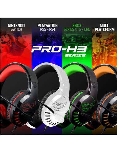 Spirit of Gamer PRO-H3 XBOX EDITION Auriculares Alámbrico Diadema Juego Negro, Verde