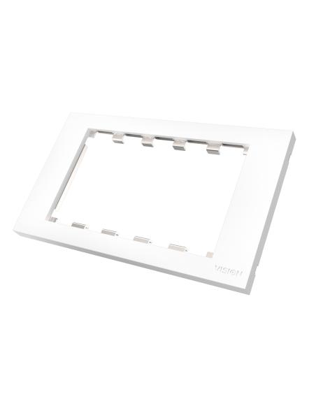 Vision TC3 SURR2G placa de pared y cubierta de interruptor Blanco