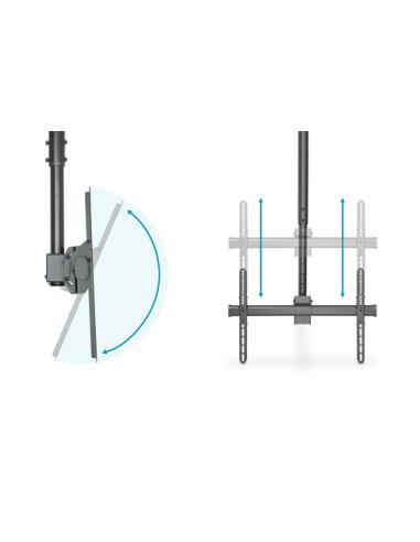 Digitus Soporte de techo universal para TV con ajuste telescópico de altura