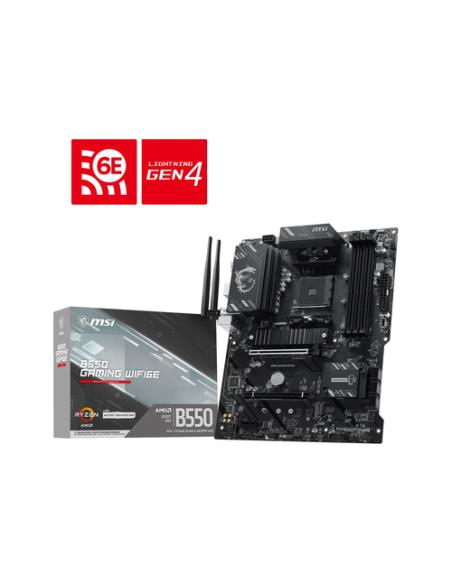 MSI B550 GAMING WIFI6E placa base AMD B550 Zócalo AM4