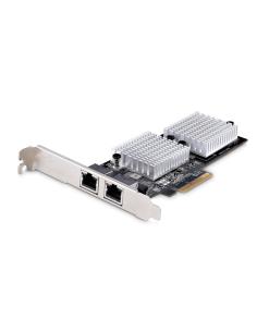 StarTech.com Tarjeta PCI Express Adaptadora de Red Ethernet de 2 Puertos RJ45 - Tarjeta de Red para Servidores o PCs - con Sopor