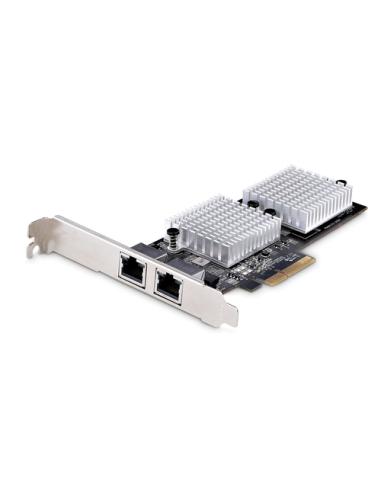 StarTech.com Tarjeta PCI Express Adaptadora de Red Ethernet de 2 Puertos RJ45 - Tarjeta de Red para Servidores o PCs - con Sopor