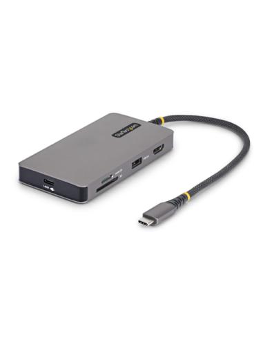 StarTech.com Adaptador Multipuertos USB-C - Mini Dock Tipo C para Portátiles Dell, HP y Lenovo - HDMI 4K 60Hz - PD 140W - Hub US