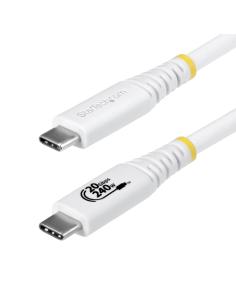 StarTech.com Cable USB4 2m - Cable USB-C Certificado USB-IF - 20Gbps - PD 240W EPR - 4K120 - DP 2.1 - Cable USB Tipo C - Recubri