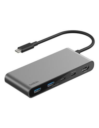 Belkin Connect USB Tipo C 5000 Mbit/s Gris