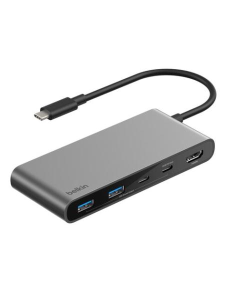 Belkin Connect USB Tipo C 5000 Mbit/s Gris