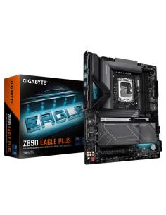 GIGABYTE Z890 EAGLE PLUS Placa Base – Compatible con procesadores Intel Core Ultra (Serie 2), VRM de 14+1+2 fases, hasta 9466 MH