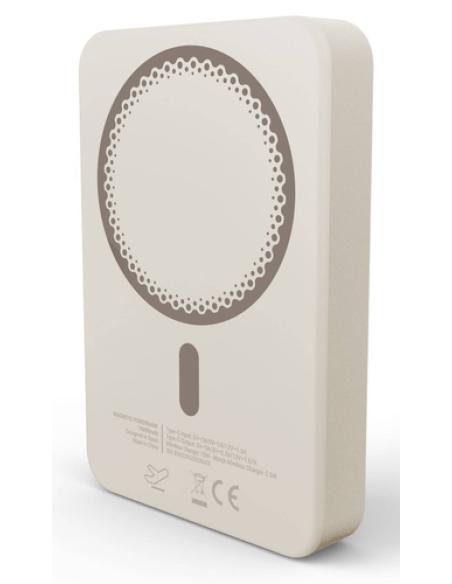 Energy Sistem Magnetic Powerbank 10000 mAh Cargador inalámbrico Champán