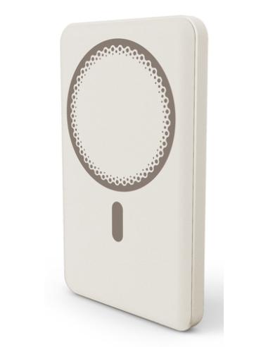 Energy Sistem Magnetic Powerbank 5000 mAh Cargador inalámbrico Champán