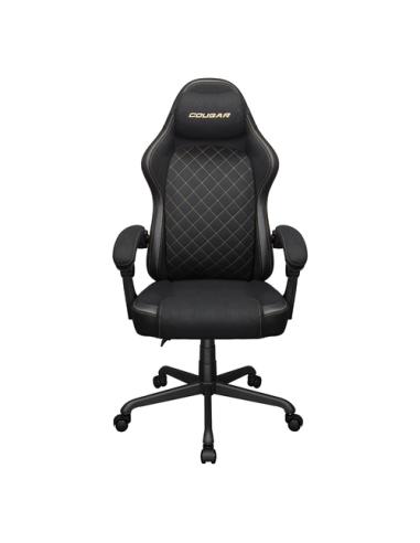 COUGAR CGR-FXF-GLB Silla para videojuegos universal Asiento acolchado Negro, Oro