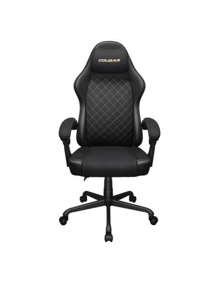 COUGAR CGR-FXF-GLB Silla para videojuegos universal Asiento acolchado Negro, Oro