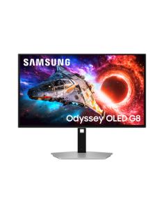 Samsung G80SH pantalla para PC 68,6 cm (27") 3840 x 2160 Pixeles 4K Ultra HD OLED Plata