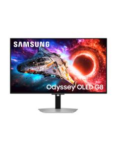 Samsung G80SH pantalla para PC 81,3 cm (32") 3840 x 2160 Pixeles 4K Ultra HD OLED Plata