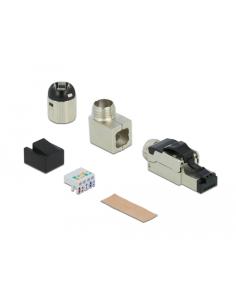 DeLOCK Montaje de enchufe RJ45 Cat.6A en metal sesgado 2