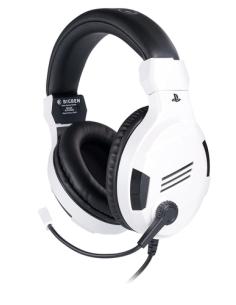 BIG BEN PS4OFHEADSETV3WHITE auricular y casco Auriculares Alámbrico Diadema Juego Negro, Blanco