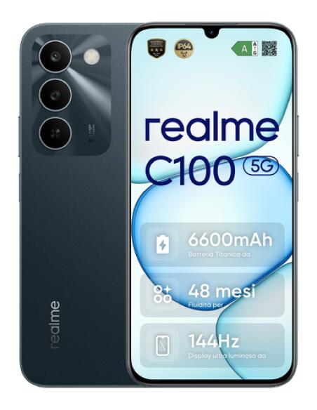 realme C100 5G 17,3 cm (6.8") SIM doble Android 16.0 USB Tipo C 4 GB 128 GB 6600 mAh Verde