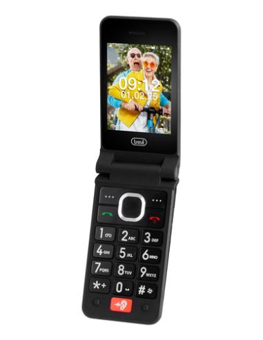 Trevi FLEX PLUS 95 4G 7,11 cm (2.8") 210 g Negro Teléfono para personas mayores