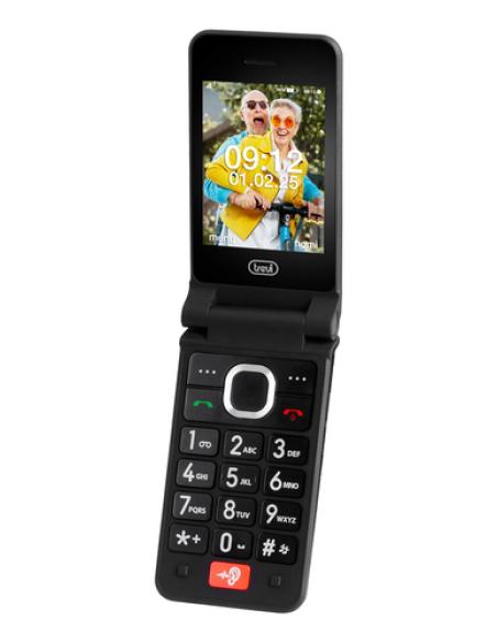 Trevi FLEX PLUS 95 4G 7,11 cm (2.8") 210 g Negro Teléfono para personas mayores