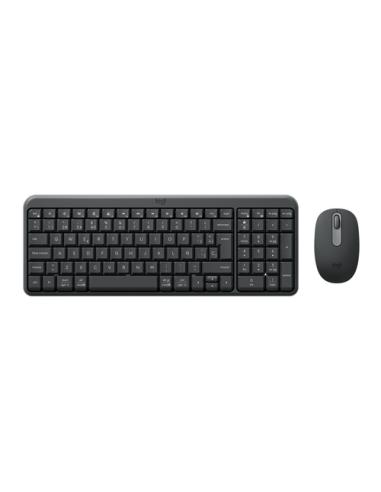 Logitech MK250 Combo teclado Ratón incluido Universal RF Wireless + Bluetooth QWERTY Español Grafito