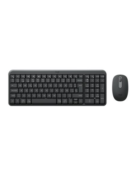 Logitech MK250 Combo teclado Ratón incluido Universal RF Wireless + Bluetooth QWERTY Español Grafito