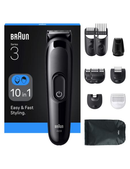 Braun AIO3560 cortadora de pelo y maquinilla Negro 14 Níquel-metal hidruro (NiMH)
