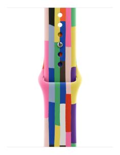 Apple MFFQ4ZM/A Accesorios para dispositivos vestibles inteligentes Grupo de rock Multicolor Fluoroelastómero