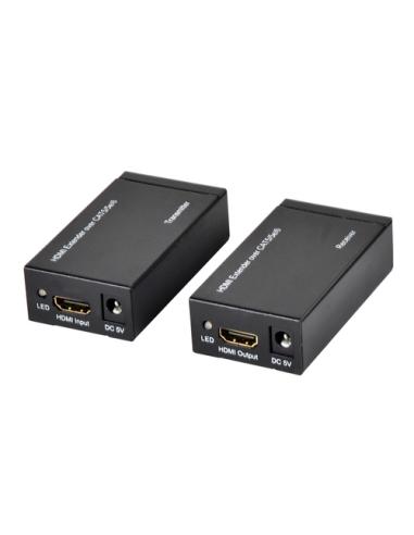 Ewent EW3715 extensor audio/video Transmisor y receptor de señales AV Negro
