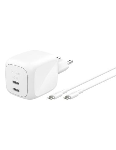 Belkin WCH020KQ2MWH-B6 cargador de dispositivo móvil Universal Blanco Corriente alterna Carga rápida Interior