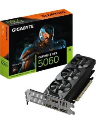 tarjeta grafica geforce rtx 5060 oc 8gb gddr7 low profile triple fan reloj 2512 mhz velocidad de memoria 28gps 128-bit resolucio