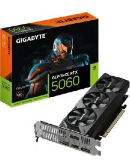 tarjeta grafica geforce rtx 5060 oc 8gb gddr7 low profile triple fan reloj 2512 mhz velocidad de memoria 28gps 128-bit resolucio