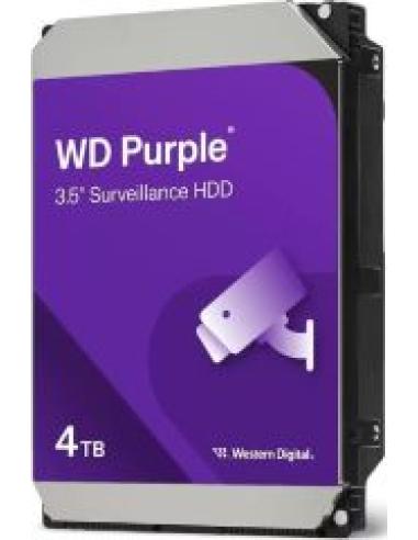 disco duro interno 3.5' purple surveillance serial ata 4tb hdd 5400rpm 6gbit/s 64mb de cache para: sistema de videovigilancia