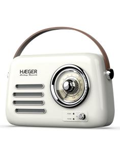 Haeger RB-CRE.003A radio Portátil Analógica Crema de color