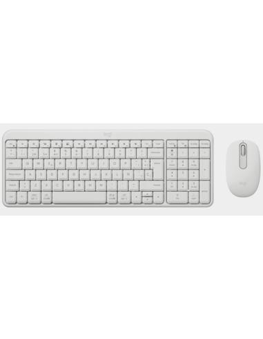 Logitech MK250 Combo teclado Ratón incluido Universal RF Wireless + Bluetooth QWERTY Español Blanco