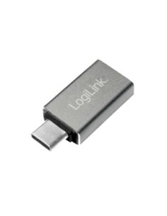 LogiLink AU0042 cambiador de género para cable USB 3.1 type-C USB 3.0 Plata